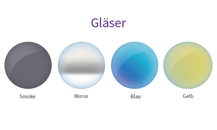 Auswahl der Gläser bei individuellen Promoglasses.